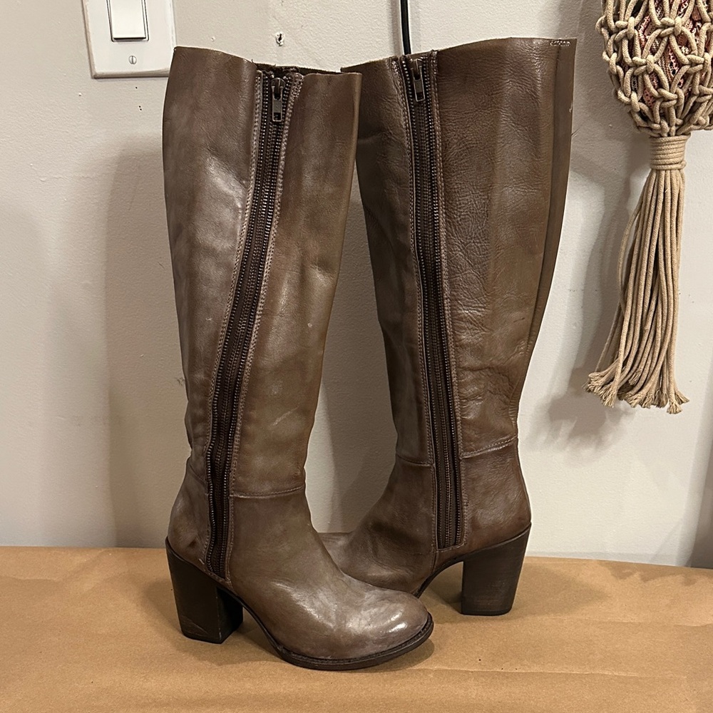 Freebird by Steven Taupe Heeled Boots